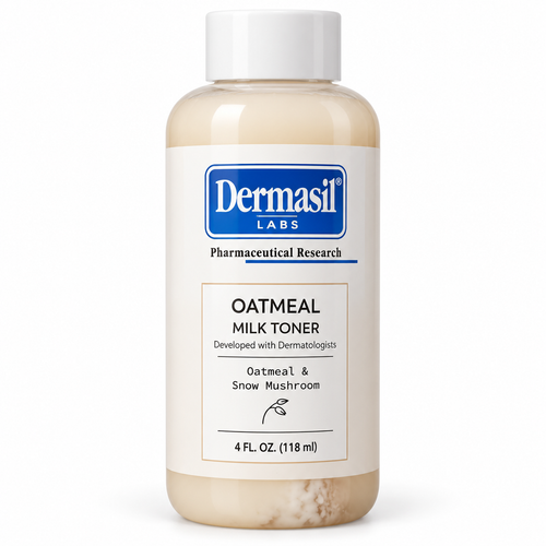 Dermasil Labs Oatmeal Milk Toner with Oatmeal and Snow Mushroom, 4 fl oz